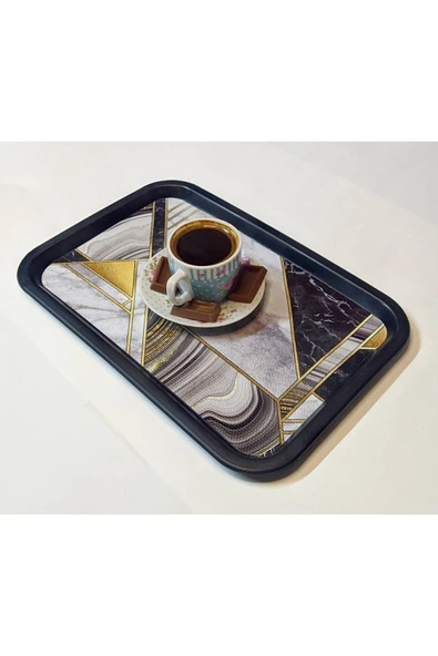 Notpa Desenli Sunum Tepsisi 30x20 cm Plastik - 2