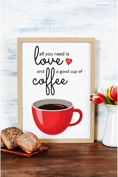 kutuTR Ahşap Çerçeveli Mdf Tek Tablo Mutfak Dekoru Tablo (KENDİ TABLO SETİNİZİ OLUŞTURACAĞINIZ LİSTE) - Resim 2