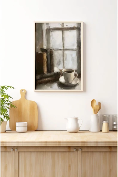 kutuTR Ahşap Çerçeveli Mdf Tek Tablo Mutfak Dekoru Tablo (KENDİ TABLO SETİNİZİ OLUŞTURACAĞINIZ LİSTE) ürün görseli