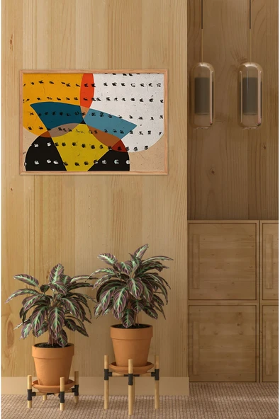 kutuTR Ahşap Çerçeveli Mdf Tek Tablo Abstract Yüz Modeli Tablo (KENDİ TABLO SETİNİZİ OLUŞTURACAĞINIZ LİSTE)