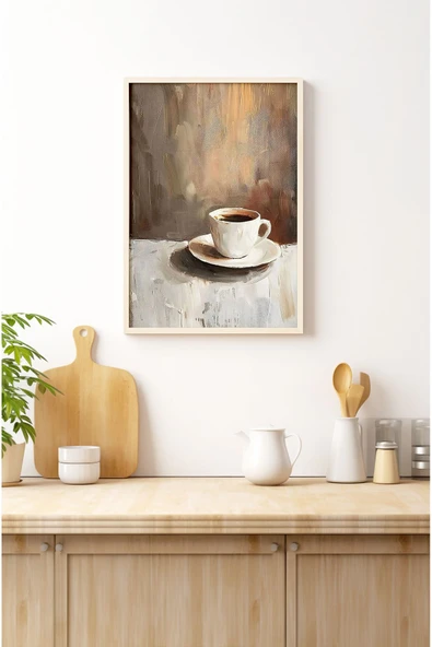 kutuTR Ahşap Çerçeveli Mdf Tek Tablo Mutfak Dekoru Tablo (KENDİ TABLO SETİNİZİ OLUŞTURACAĞINIZ LİSTE) ürün görseli