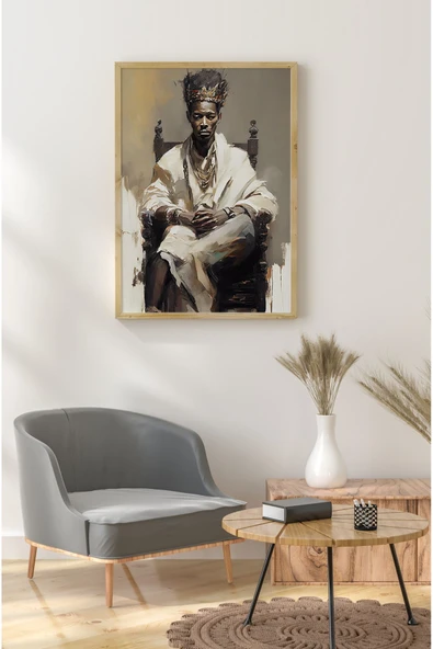 kutuTR Ahşap Çerçeveli Mdf Tek Tablo Afrika Dekoru Tablo (KENDİ TABLO SETİNİZİ OLUŞTURACAĞINIZ LİSTE) - Resim 2