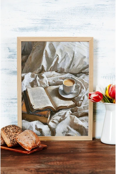 kutuTR Ahşap Çerçeveli Mdf Tek Tablo Mutfak Dekoru Tablo (KENDİ TABLO SETİNİZİ OLUŞTURACAĞINIZ LİSTE) - Resim 2