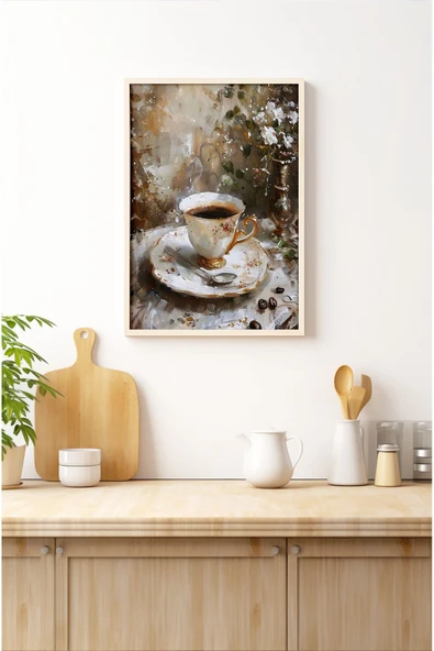 kutuTR Ahşap Çerçeveli Mdf Tek Tablo Mutfak Dekoru Tablo (KENDİ TABLO SETİNİZİ OLUŞTURACAĞINIZ LİSTE) ürün görseli