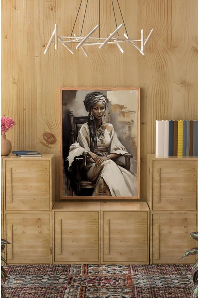 kutuTR Ahşap Çerçeveli Mdf Tek Tablo Afrika Dekoru Tablo (KENDİ TABLO SETİNİZİ OLUŞTURACAĞINIZ LİSTE) ürün görseli