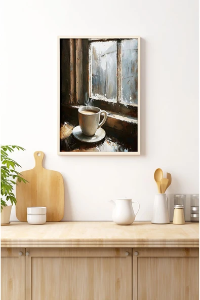 kutuTR Ahşap Çerçeveli Mdf Tek Tablo Mutfak Dekoru Tablo (KENDİ TABLO SETİNİZİ OLUŞTURACAĞINIZ LİSTE) ürün görseli