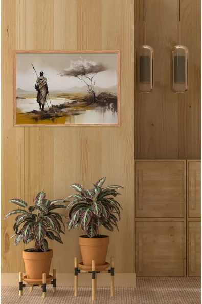 kutuTR Ahşap Çerçeveli Mdf Tek Tablo Afrika Dekoru Tablo (KENDİ TABLO SETİNİZİ OLUŞTURACAĞINIZ LİSTE) ürün görseli