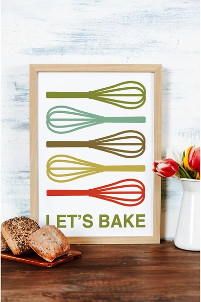 kutuTR Ahşap Çerçeveli Mdf Tek Tablo Mutfak Dekoru Tablo (KENDİ TABLO SETİNİZİ OLUŞTURACAĞINIZ LİSTE) - Resim 2