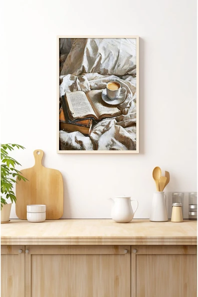 kutuTR Ahşap Çerçeveli Mdf Tek Tablo Mutfak Dekoru Tablo (KENDİ TABLO SETİNİZİ OLUŞTURACAĞINIZ LİSTE) ürün görseli