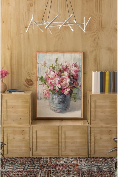 kutuTR Ahşap Çerçeveli Mdf Tek Tablo Çiçek Dekoru Tablo (KENDİ TABLO SETİNİZİ OLUŞTURACAĞINIZ LİSTE)