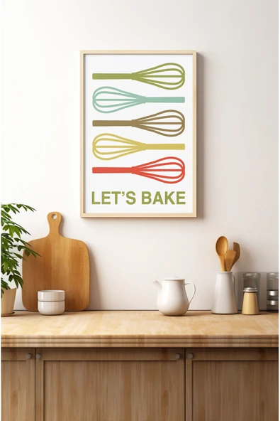 kutuTR Ahşap Çerçeveli Mdf Tek Tablo Mutfak Dekoru Tablo (KENDİ TABLO SETİNİZİ OLUŞTURACAĞINIZ LİSTE) ürün görseli