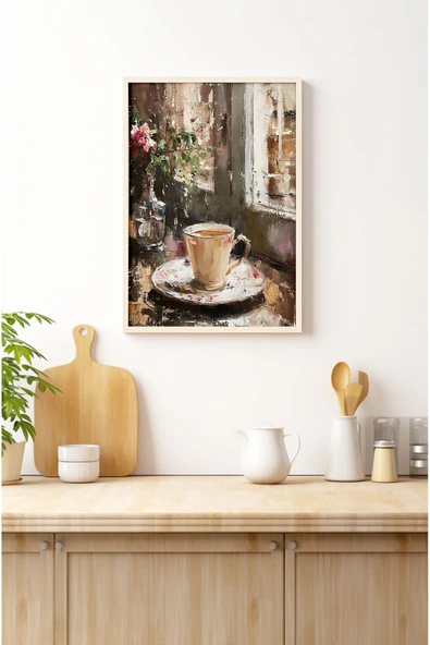 kutuTR Ahşap Çerçeveli Mdf Tek Tablo Mutfak Dekoru Tablo (KENDİ TABLO SETİNİZİ OLUŞTURACAĞINIZ LİSTE) ürün görseli