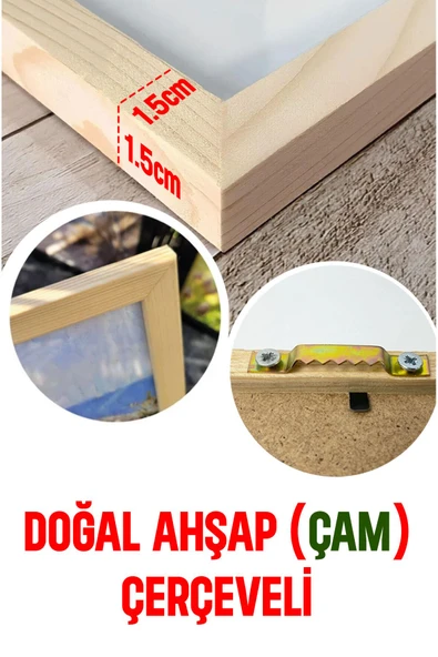 kutuTR Ahşap Çerçeveli Mdf Tek Tablo Afrika Dekoru Tablo (KENDİ TABLO SETİNİZİ OLUŞTURACAĞINIZ LİSTE) - Resim 4