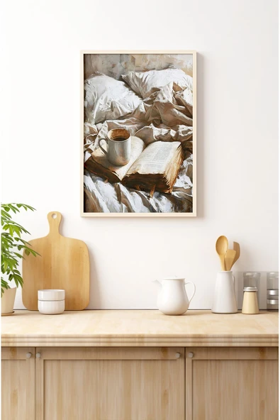 kutuTR Ahşap Çerçeveli Mdf Tek Tablo Mutfak Dekoru Tablo (KENDİ TABLO SETİNİZİ OLUŞTURACAĞINIZ LİSTE) ürün görseli