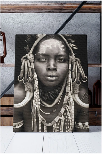 kutuTR Notpa Özgün Afrika Kanvas Tablo