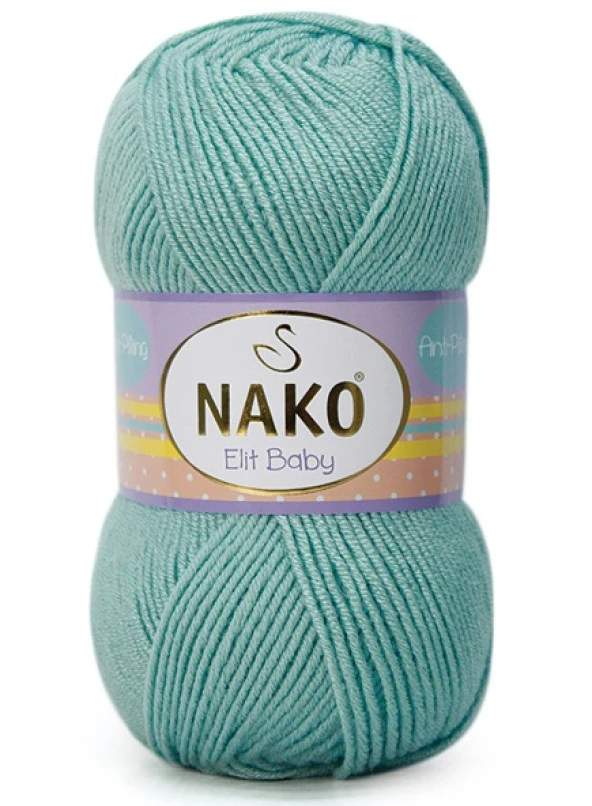 Nako Elit Baby Örgü Bebe İpi 10482 Azur