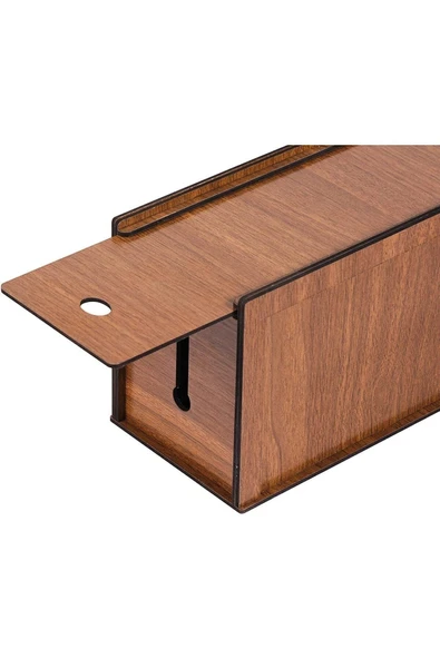 Lexals Kablo Kutusu 40x12x14 Cm Kablo Priz Düzenleyici Organizer - 4