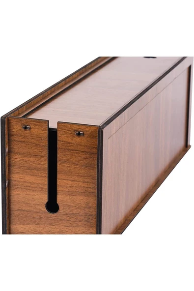 Lexals Kablo Kutusu 40x12x14 Cm Kablo Priz Düzenleyici Organizer - 3