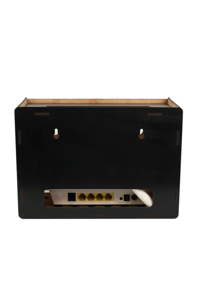 kutuTR Dekoratif Modem Saklama Kutusu / Wifi / Siyah - 5