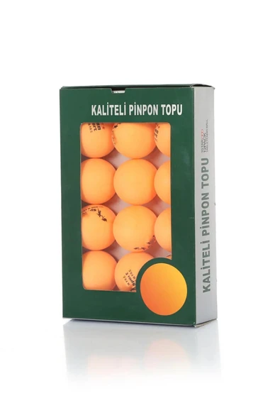 kutuTR Yüksek Kalite 12 Adet 3 Yıldız Ping pong Topu Sekme Garantili +40 Gazlı Masa Tenisi Topu Pinpon Top