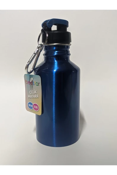 BEESTAR Matara Çelik 500 Ml Çift Taraflı Mavi Renkli