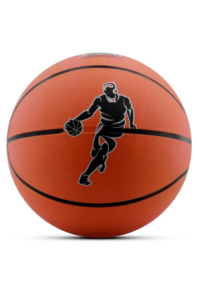 kutuTR Orijinal Basketbol Topu Iç Dış Mekan Pompa Hediyeli 7 Numara Turuncu - 4