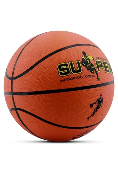 kutuTR Orijinal Basketbol Topu Iç Dış Mekan Pompa Hediyeli 7 Numara Turuncu - 6