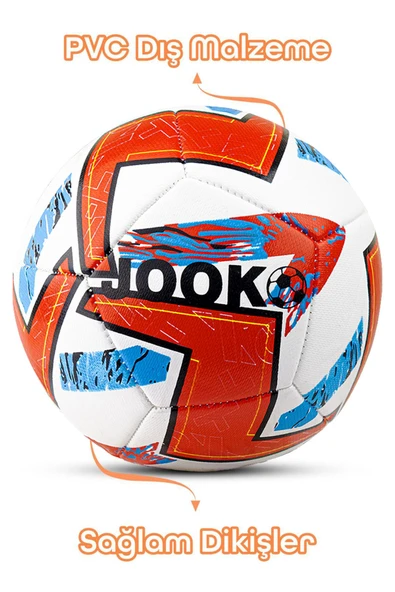 kutuTR Hentbol Topu Renkli Color Soft Katmanlı Çocuk Mini Futbol Topu No:1 İç Mekan - 5