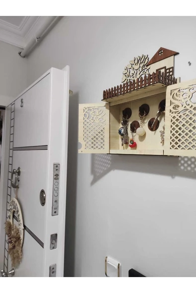 Notpa Ahşap Antre Dekoratif Anahtarlık