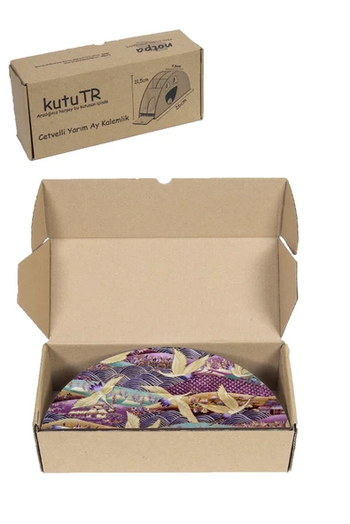 kutuTR Ahşap Vip Mini Animals Gökkuşağı Cetvelli Masaüstü Kalemlik Organizer Montajlı Kutulu - 8