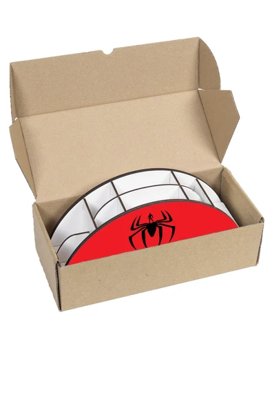 kutuTR Ahşap Vip Galaksi Model Gökkuşağı Cetvelli Masaüstü Kalemlik Organizer Montajlı Kutulu - Resim 7