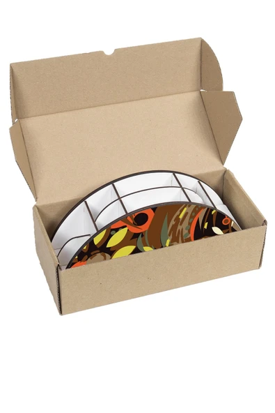 kutuTR Ahşap Vip Karışık Gökkuşağı Cetvelli Masaüstü Kalemlik Organizer Montajlı Kutulu - Resim 7