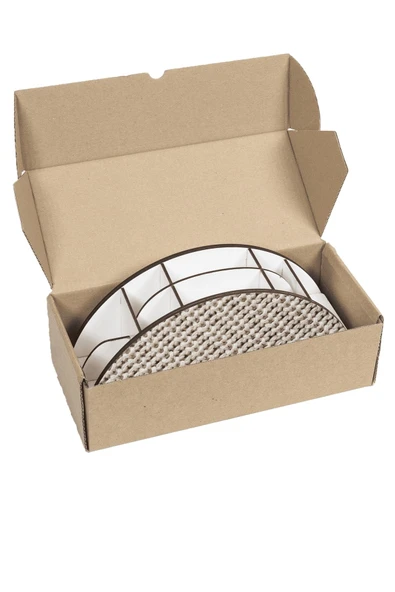 kutuTR Ahşap Vip Karışık Gökkuşağı Cetvelli Masaüstü Kalemlik Organizer Montajlı Kutulu - Resim 7