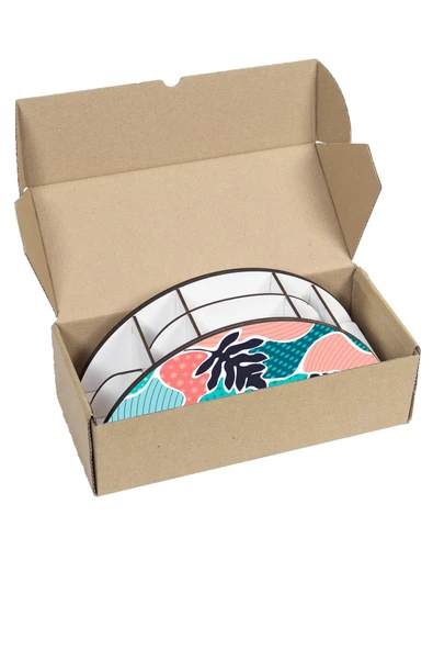 kutuTR Ahşap Vip Rengarenk Modeller Gökkuşağı Cetvelli Masaüstü Kalemlik Organizer Montajlı Kutulu - Resim 7