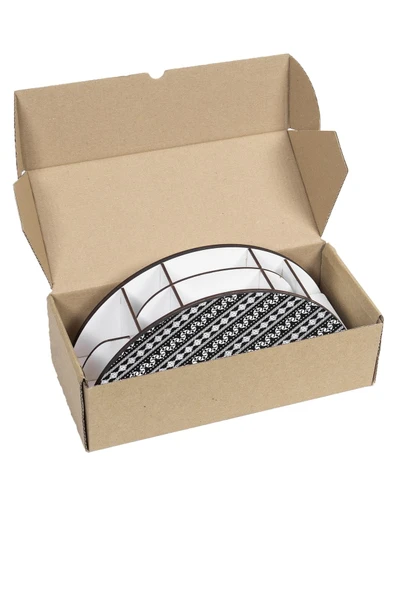 kutuTR Ahşap Vip Dalgalar Gökkuşağı Cetvelli Masaüstü Kalemlik Organizer Montajlı Kutulu - Resim 7