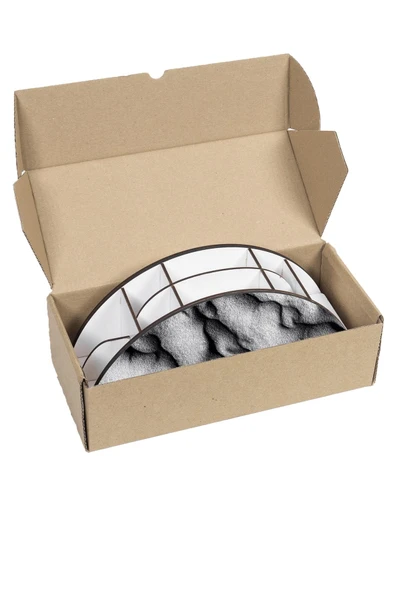 kutuTR Ahşap Vip Karışık Gökkuşağı Cetvelli Masaüstü Kalemlik Organizer Montajlı Kutulu - Resim 7