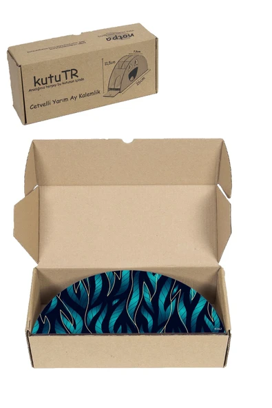 kutuTR Ahşap Vip Rengarenk Modeller Gökkuşağı Cetvelli Masaüstü Kalemlik Organizer Montajlı Kutulu - Resim 8