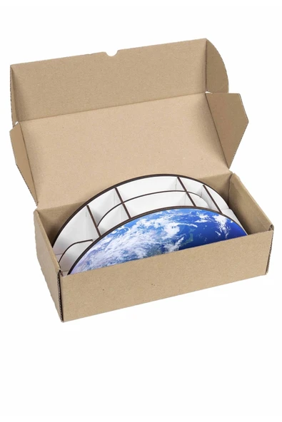 Notpa Ahşap Vip Dünya Gökkuşağı Cetvelli Masaüstü Kalemlik Organizer Vip141 - Resim 6