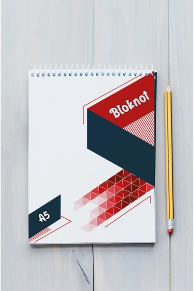 kutuTR Ahşap Mdf Kapaklı 80 Yaprak Çizgili 14x21 Vip Bloknot 70gr/m2 Ç-OB22 - Resim 6