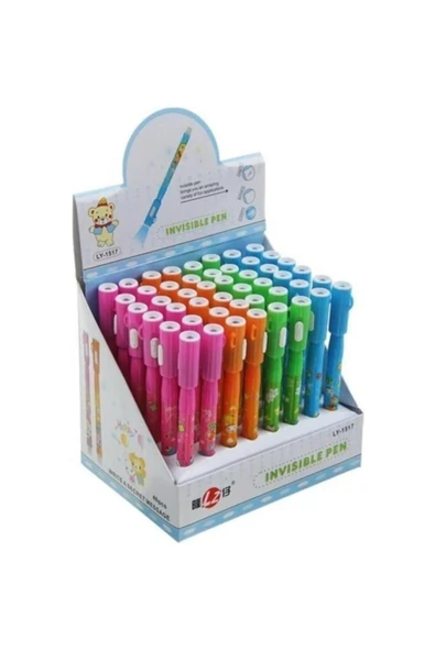 OLGUN Görünmez Işıklı Kalem 4 Adet E.k - 3