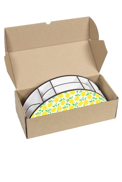 kutuTR Ahşap Vip Bitki Serisi Gökkuşağı Cetvelli Masaüstü Kalemlik Organizer Montajlı Kutulu - Resim 7