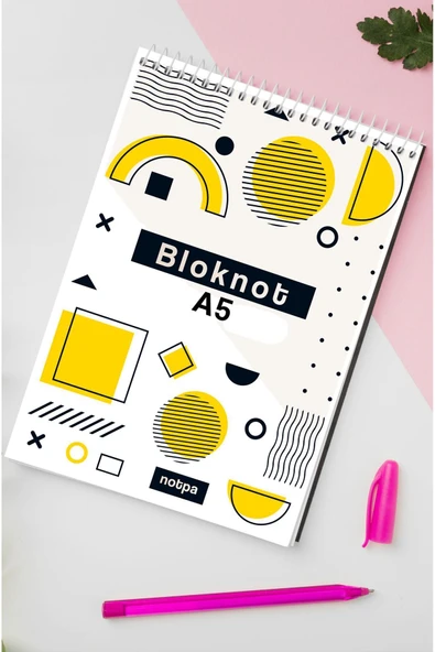 kutuTR Ahşap Mdf Kapaklı 80 Yaprak Çizgili 14x21 Vip Bloknot 70gr/m2 Ç-OB27