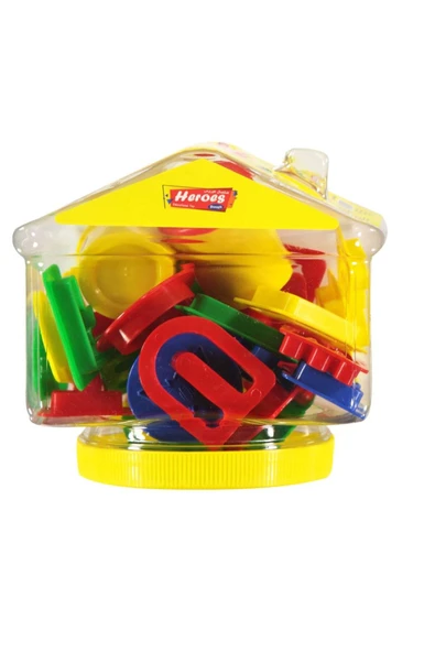 HEROES Ev Kutulu Oyun Hamuru Harfler ürün görseli