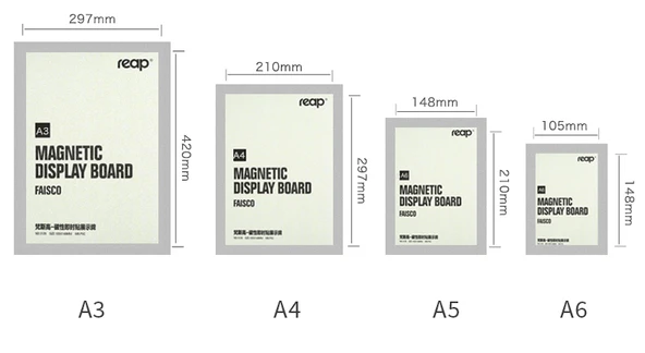 Manyetik Çerçeve - Altın A4 (210*297mm) - 6