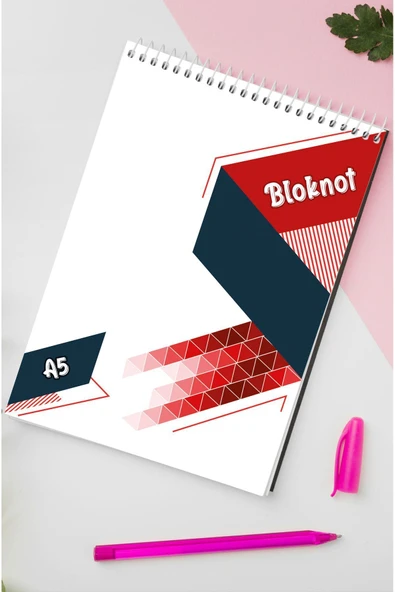 kutuTR Ahşap Mdf Kapaklı 80 Yaprak Çizgili 14x21 Vip Bloknot 70gr/m2 Ç-OB22
