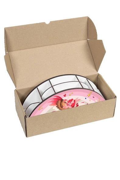 Notpa Ahşap Vip Arkadaş Unicorn Gökkuşağı Cetvelli Masaüstü Kalemlik Çocuklar Için Organizer Vip52 - Resim 7