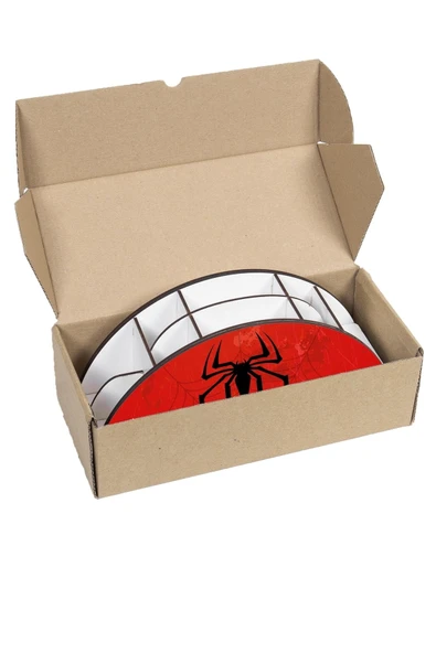 Notpa Ahşap Vip Spider Man Gökkuşağı Cetvelli Masaüstü Kalemlik Çocuklar Için Organizer Vip24 - Resim 5