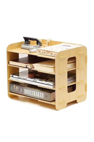 Notpa 4 Gözlü A4 Masaüstü Organizer Evrak Rafı Dosya Düzenleyici Akçaağaç.org17 - Resim 2