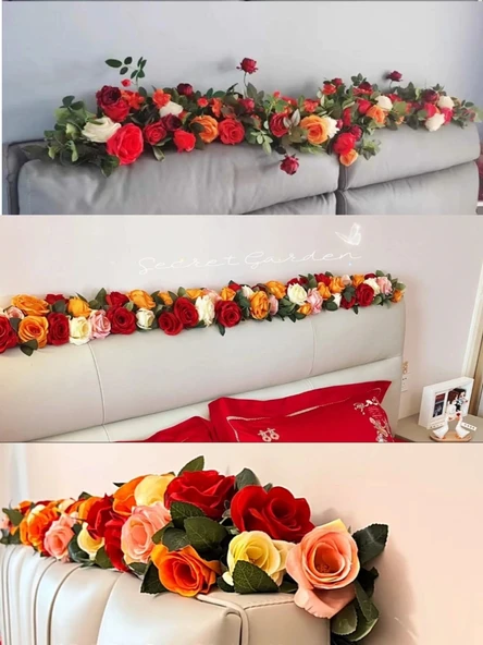 Yatak Başı Çiçek Sarmaşığı - Dörtlü Kombinasyon (2 Metre) - 3