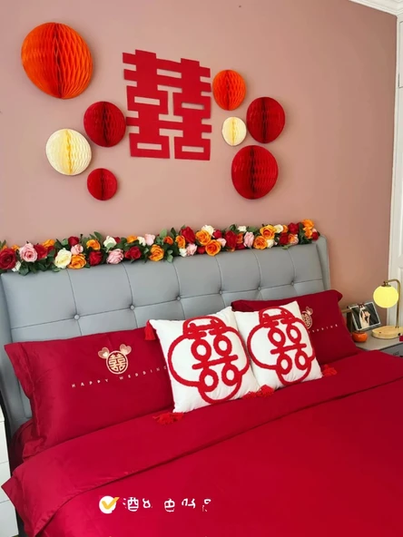 Yapay Çiçek Sarmaşığı - Mavi (2 Metre) - 2